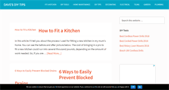 Desktop Screenshot of davesdiytips.com
