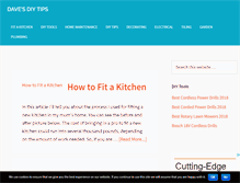 Tablet Screenshot of davesdiytips.com